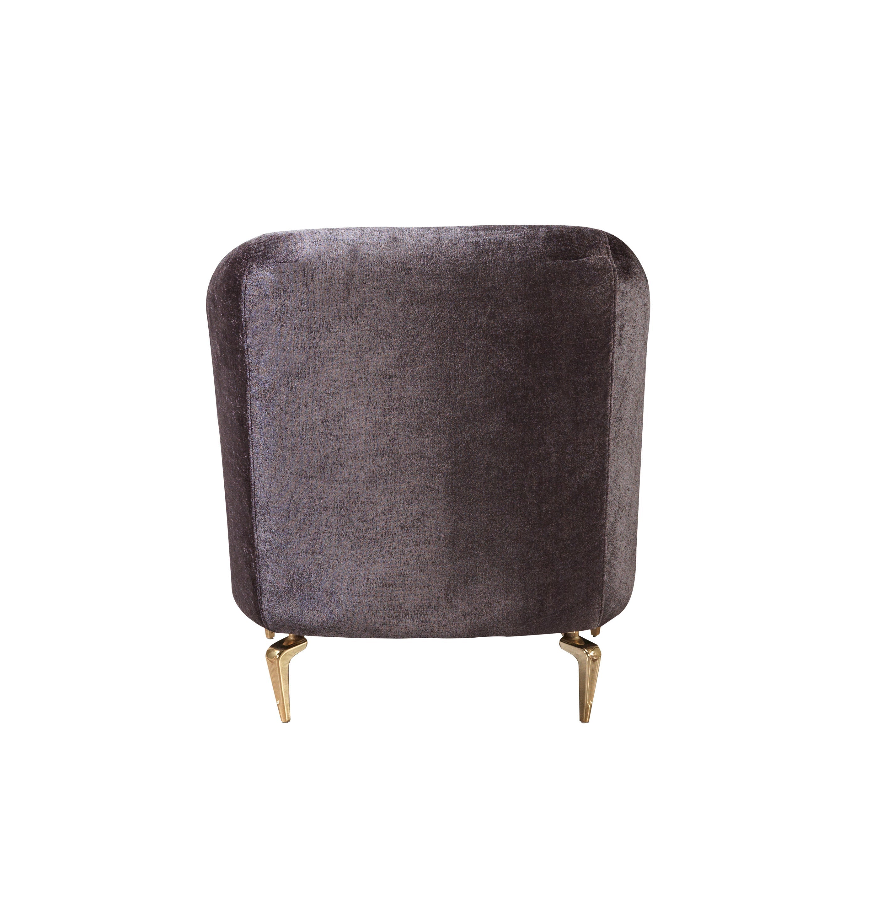 Santana Smoke Velvet Chair - SANTANASMOKE-C - Bien Home Furniture & Electronics