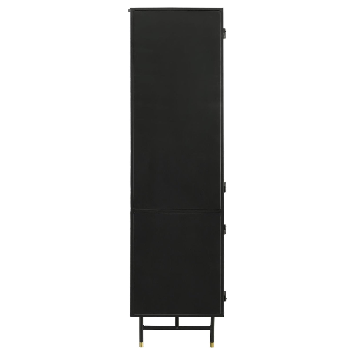 Santiago Matte Black Rectangular 4-Door Cabinet - 951134 - Bien Home Furniture & Electronics