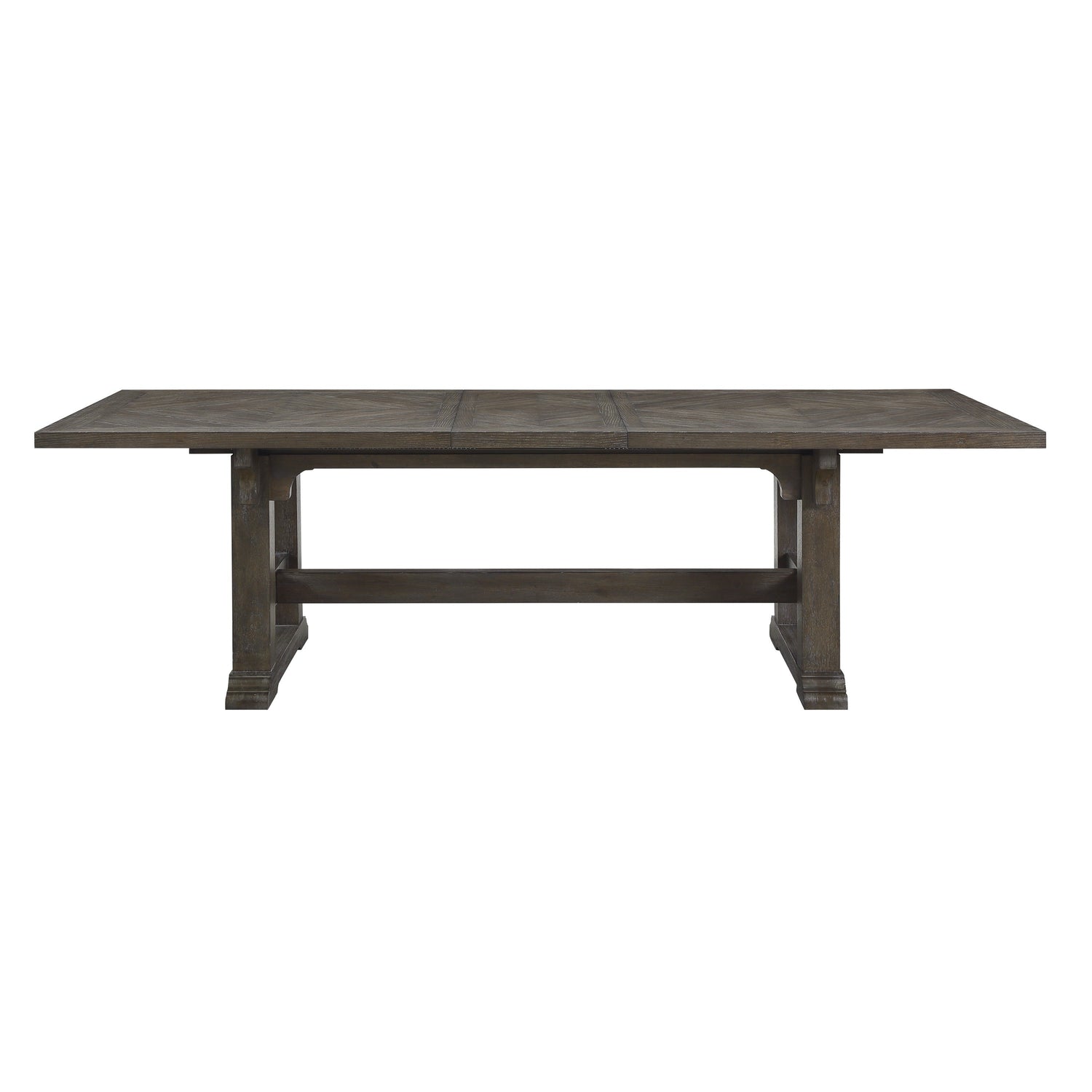 Sarasota Driftwood Brown Extendable Dining Table - SET | 5441-102 | 5441-102B - Bien Home Furniture & Electronics