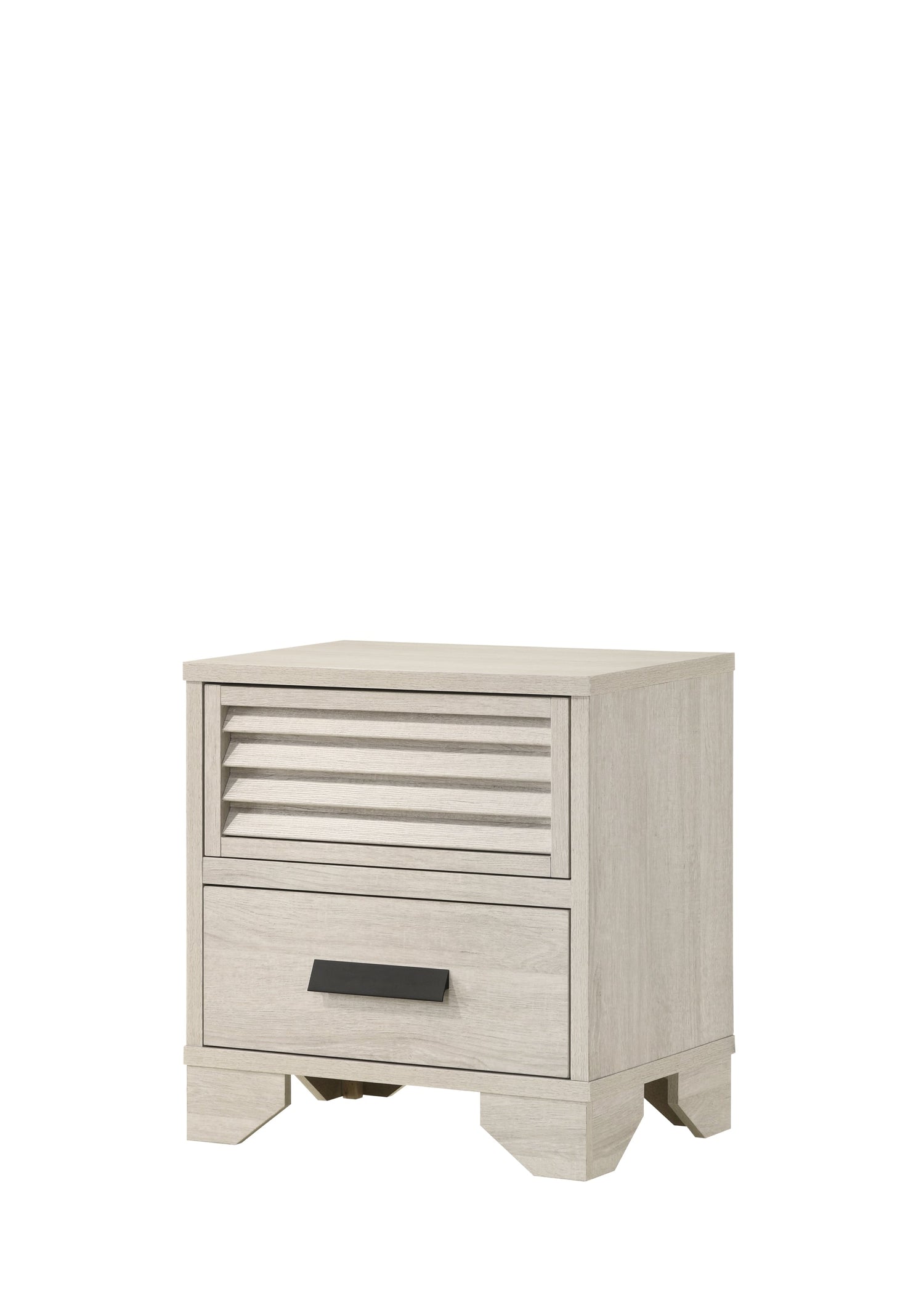 Sarter White Panel Bedroom Set - SET | B4740-Q-HBFB | B4740-KQ-RAIL | B4740-2 | B4740-4 - Bien Home Furniture & Electronics