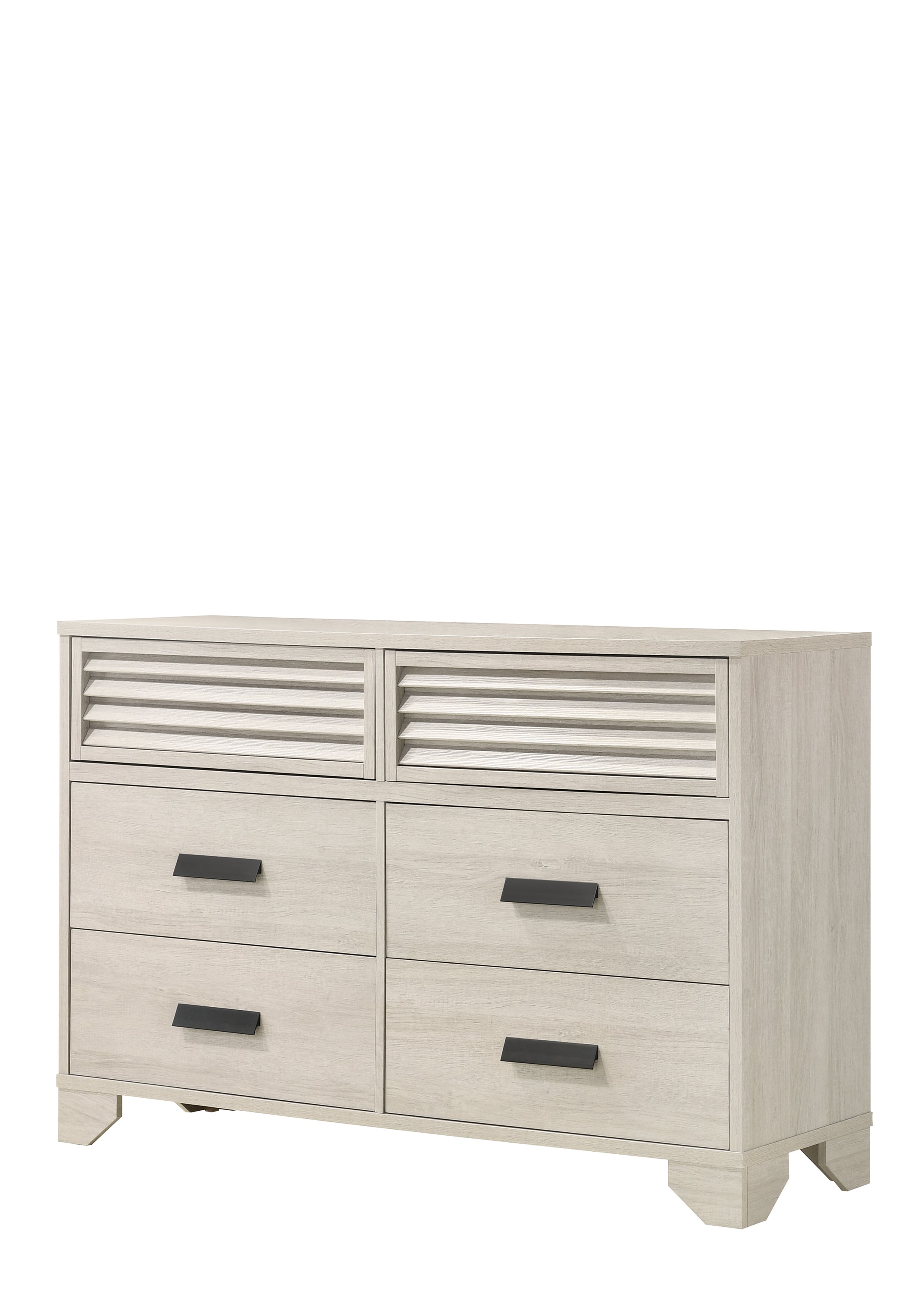 Sarter White Panel Bedroom Set - SET | B4740-Q-HBFB | B4740-KQ-RAIL | B4740-2 | B4740-4 - Bien Home Furniture & Electronics