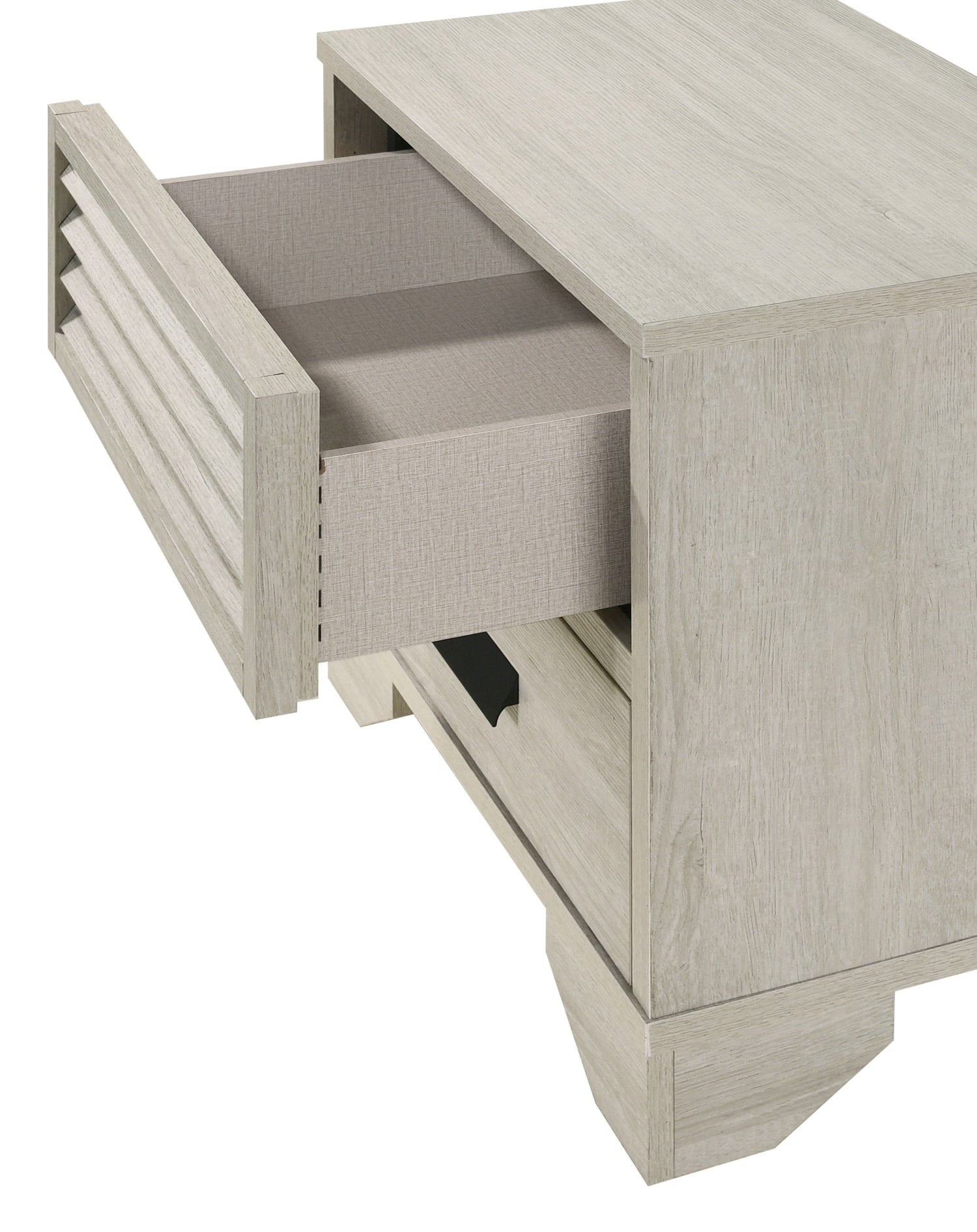 Sarter White Panel Bedroom Set - SET | B4740-Q-HBFB | B4740-KQ-RAIL | B4740-2 | B4740-4 - Bien Home Furniture & Electronics