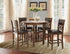 Savor Brown 5-Piece Counter Height Set - SH1155BRN-36 - Bien Home Furniture & Electronics
