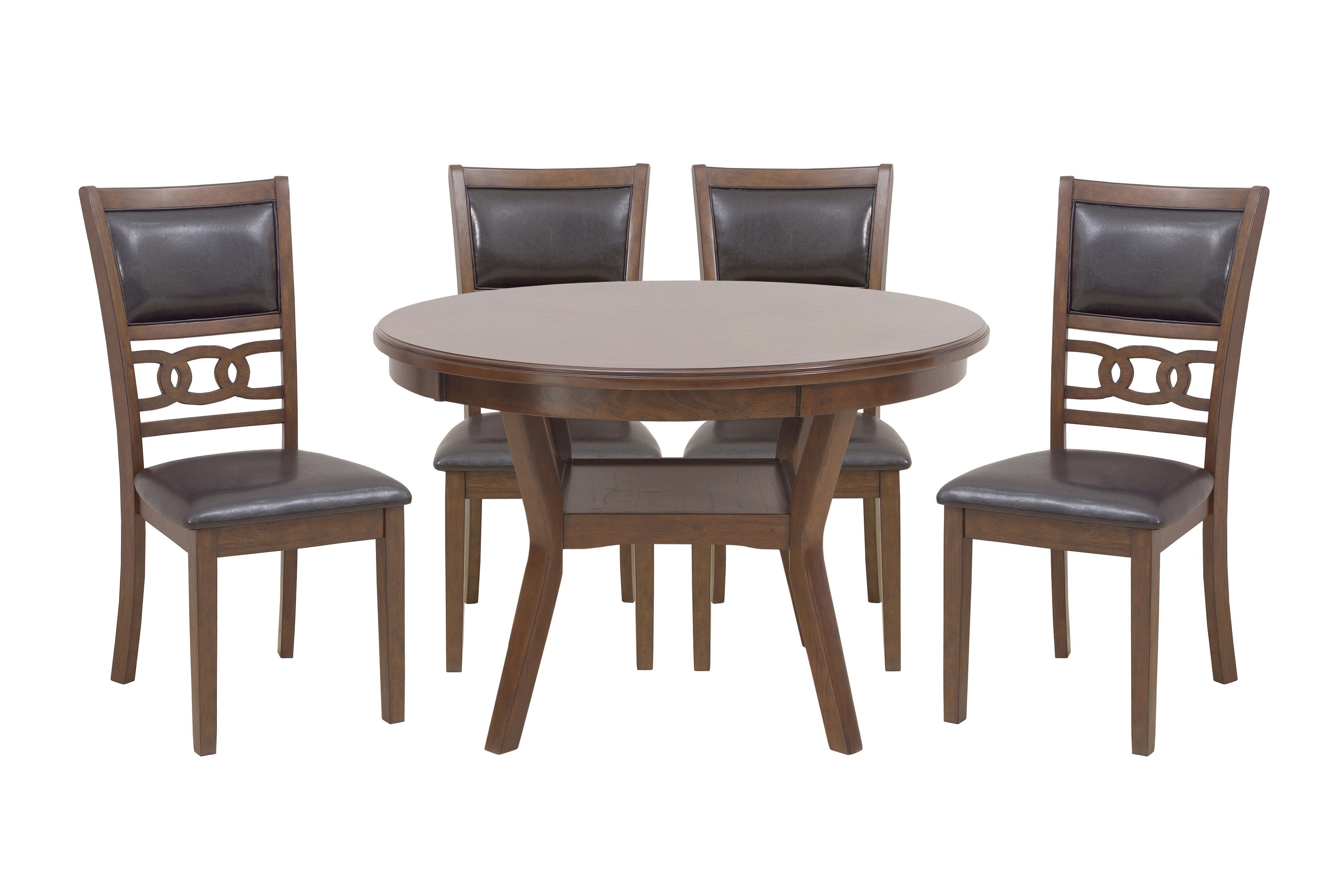 Savor Brown 5-Piece Dining Set - SH1155BRN - Bien Home Furniture & Electronics