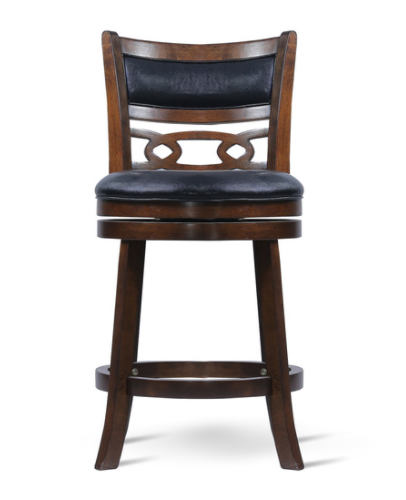 Savor Brown Swivel Counter Chair, Set of 2 - SH1155BRN-24 - Bien Home Furniture & Electronics