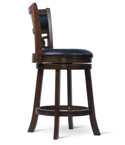 Savor Brown Swivel Counter Chair, Set of 2 - SH1155BRN-24 - Bien Home Furniture & Electronics