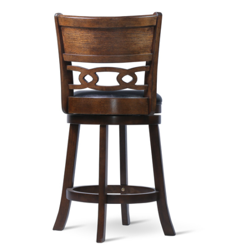 Savor Brown Swivel Counter Chair, Set of 2 - SH1155BRN-24 - Bien Home Furniture & Electronics