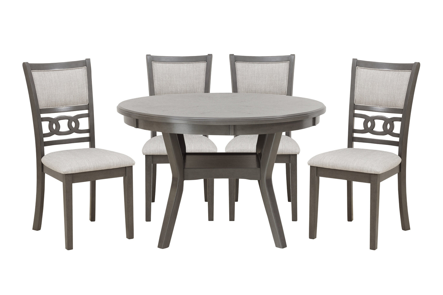 Savor Gray 5-Piece Dining Set - SH1155GRY - Bien Home Furniture & Electronics