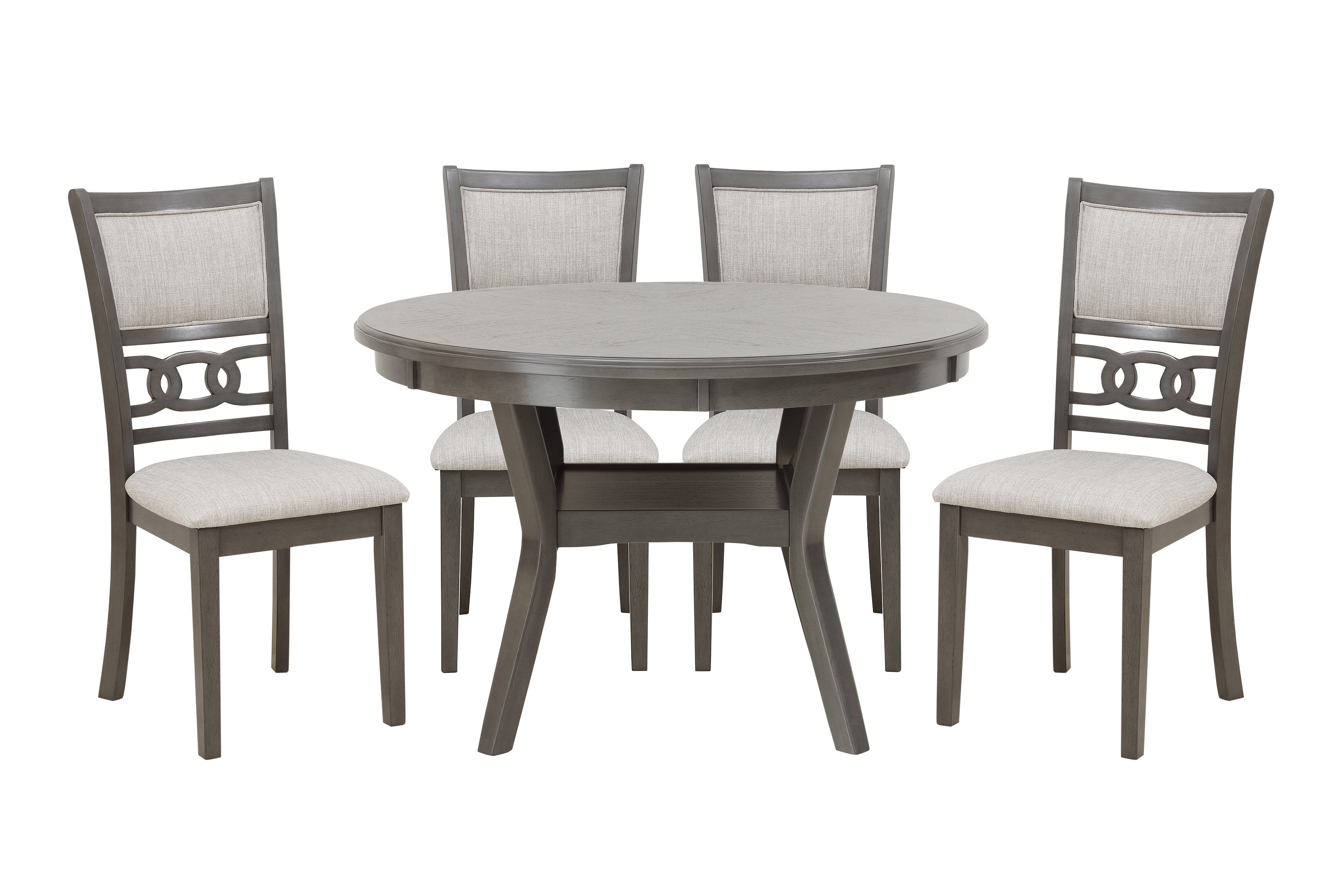 Savor Gray 5-Piece Dining Set - SH1155GRY - Bien Home Furniture & Electronics