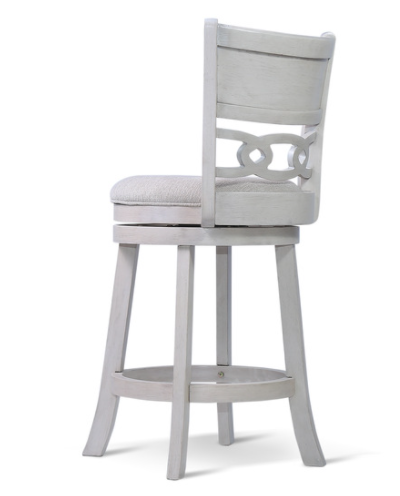 Savor White Swivel Counter Chair, Set of 2 - SH1155WHT-24 - Bien Home Furniture & Electronics