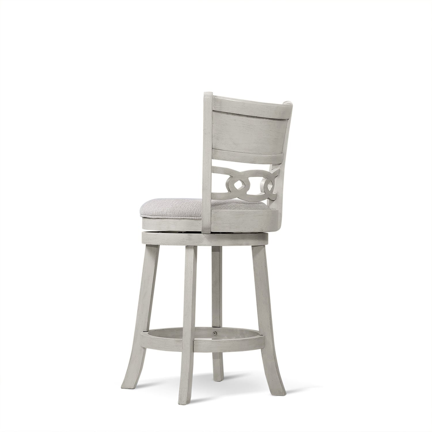 Savor White Swivel Counter Chair, Set of 2 - SH1155WHT-24 - Bien Home Furniture & Electronics