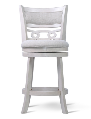 Savor White Swivel Counter Chair, Set of 2 - SH1155WHT-24 - Bien Home Furniture & Electronics