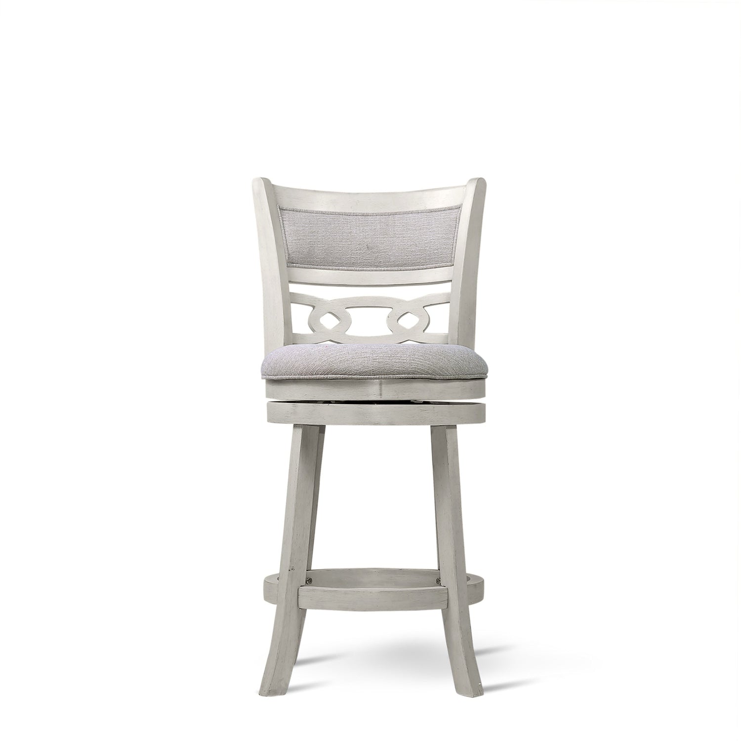Savor White Swivel Counter Chair, Set of 2 - SH1155WHT-24 - Bien Home Furniture & Electronics