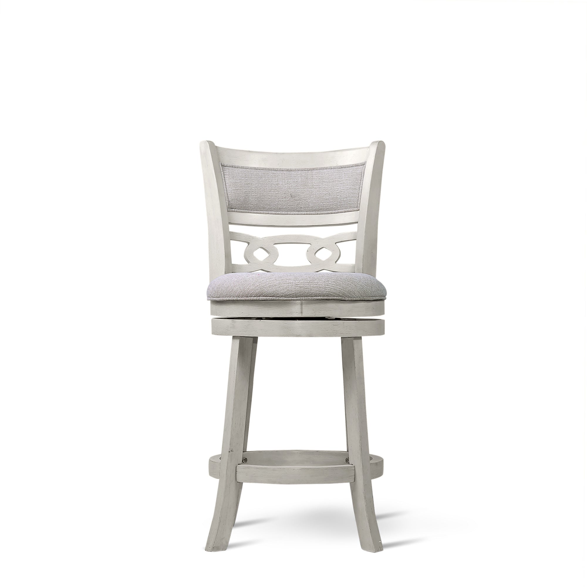 Savor White Swivel Counter Chair, Set of 2 - SH1155WHT-24 - Bien Home Furniture & Electronics