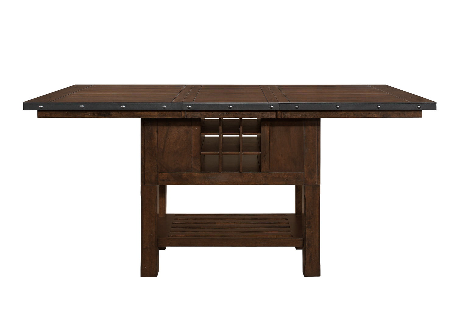 Schleiger Cherry Extendable Counter Height Table - SET | 5400-36XL | 5400-36XLB - Bien Home Furniture & Electronics