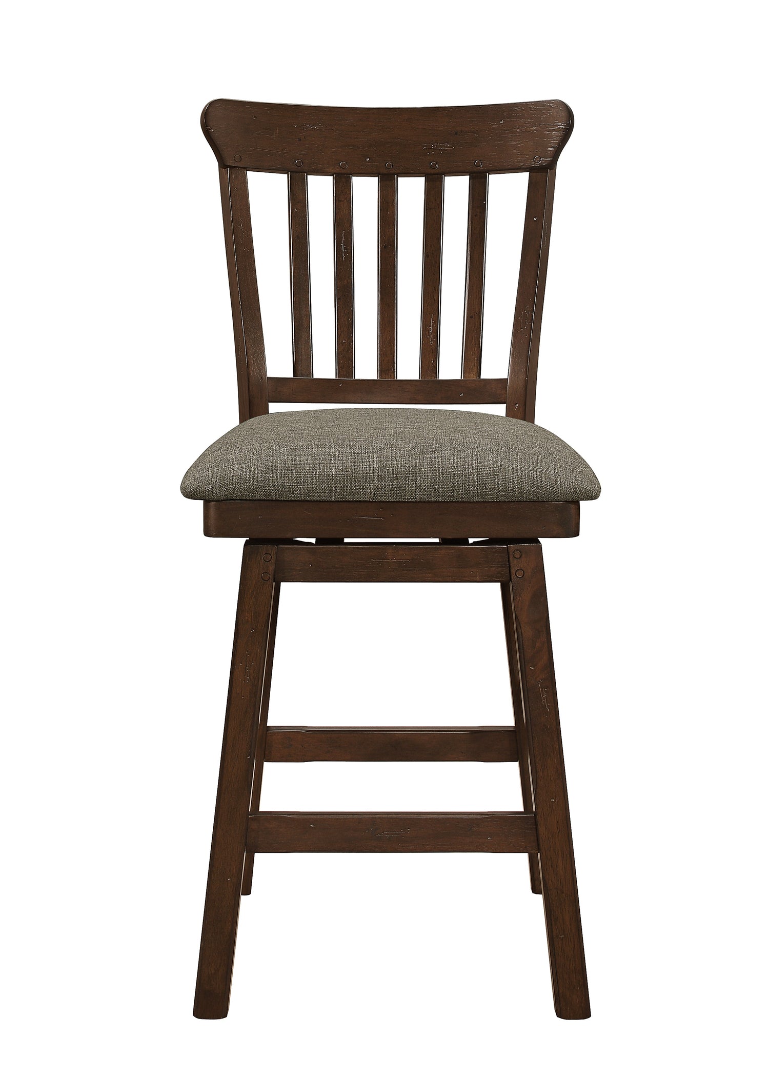 Schleiger Cherry Extendable Swivel Counter Height Set - SET | 5400-36XL | 5400-36XLB | 5400-24SW(2) - Bien Home Furniture & Electronics