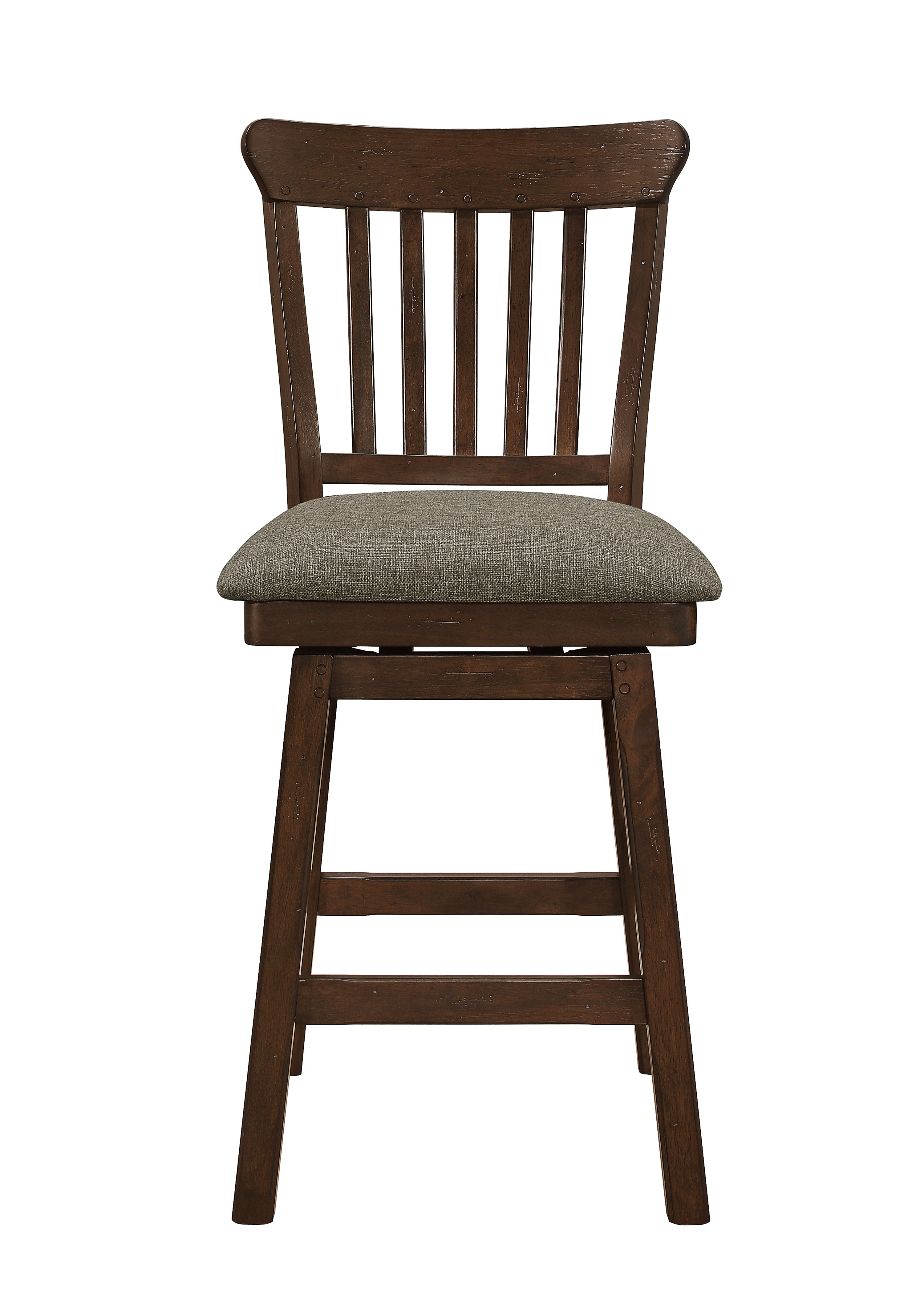 Schleiger Cherry Extendable Swivel Counter Height Set - SET | 5400-36XL | 5400-36XLB | 5400-24SW(2) - Bien Home Furniture & Electronics