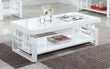 Schmitt High Glossy White Rectangular Coffee Table - 705708 - Bien Home Furniture & Electronics