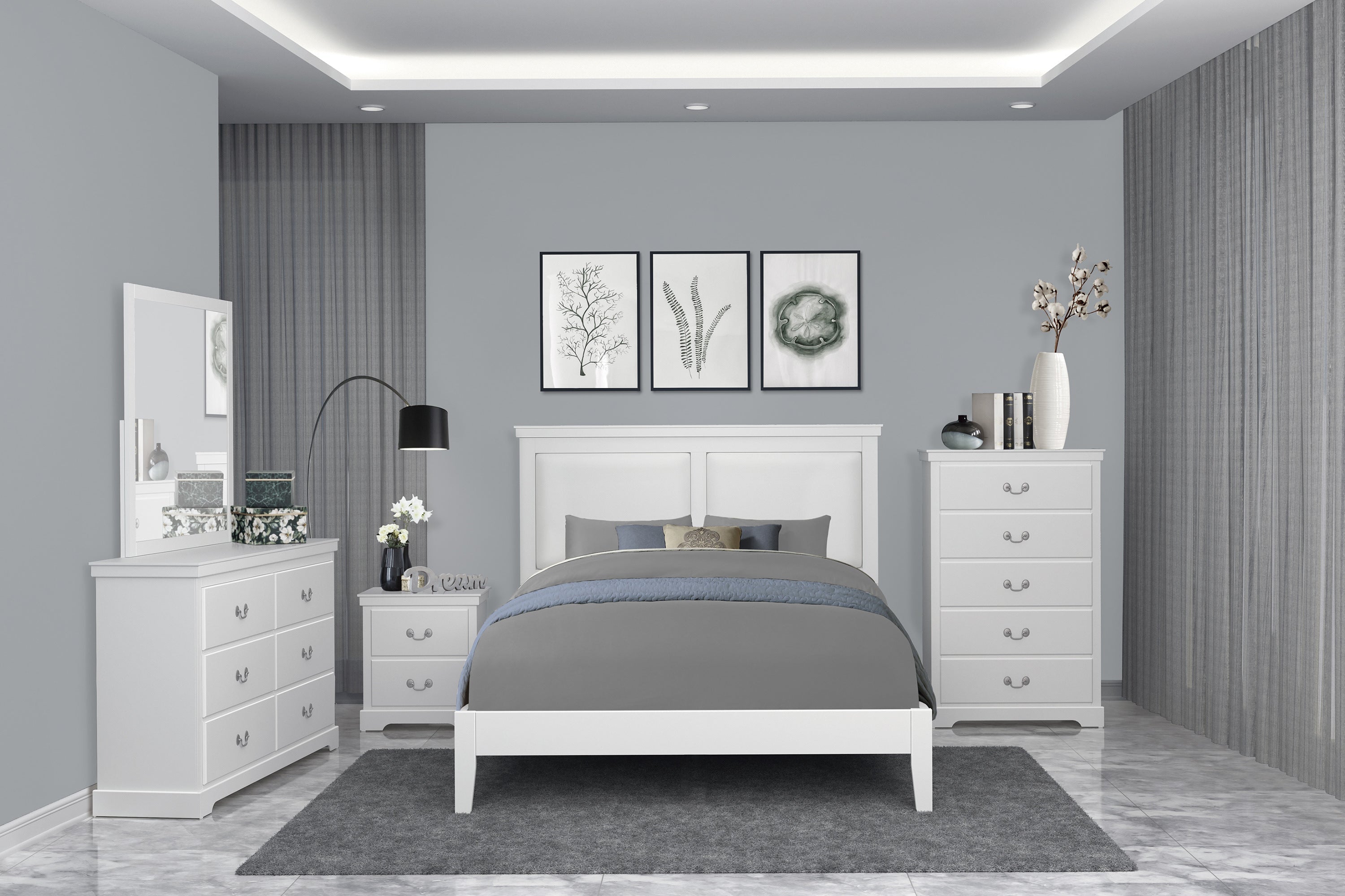 Seabright White Nightstand - 1519WH-4 - Bien Home Furniture & Electronics