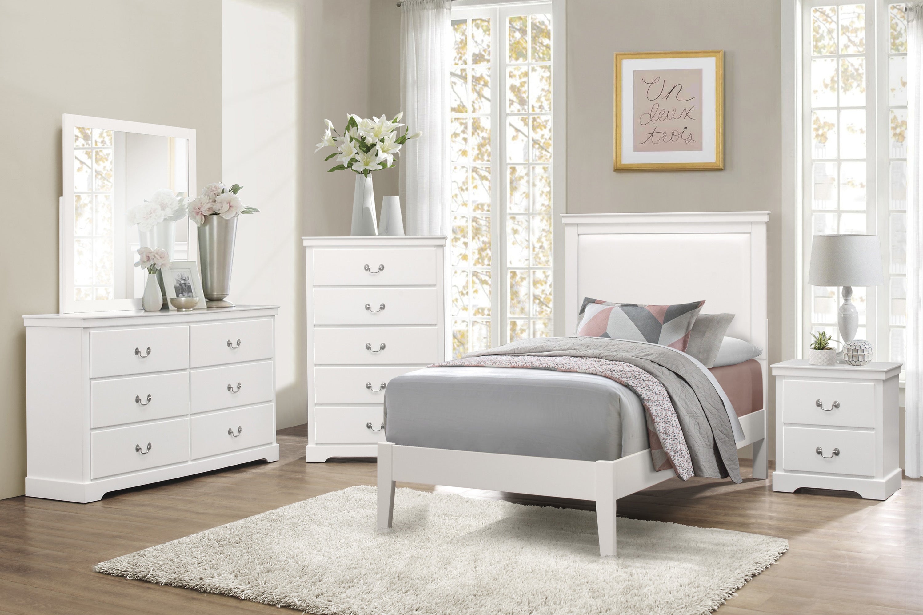 Seabright White Nightstand - 1519WH-4 - Bien Home Furniture & Electronics