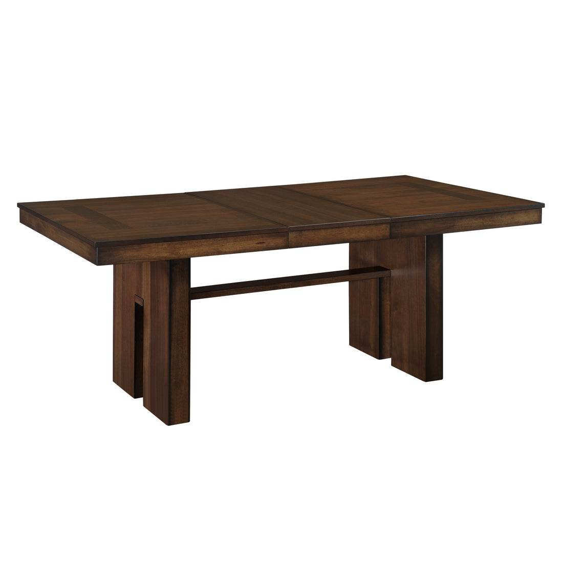 Sedley Walnut Extendable Dining Table - SET | 5415RF-78 | 5415RF-78B - Bien Home Furniture &amp; Electronics