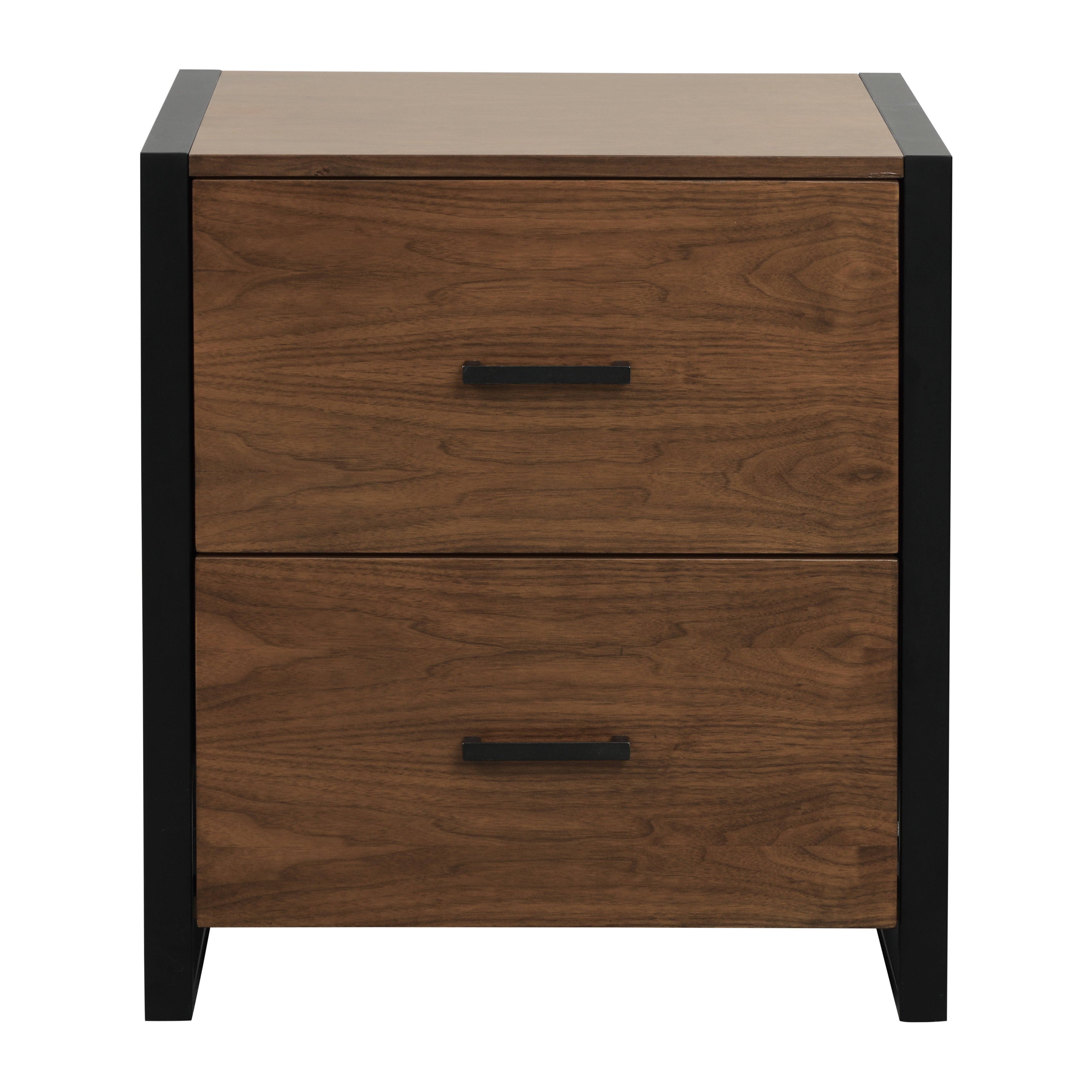 Sedley Walnut/Rustic Black File Cabinet - 5415RF-18 - Bien Home Furniture &amp; Electronics