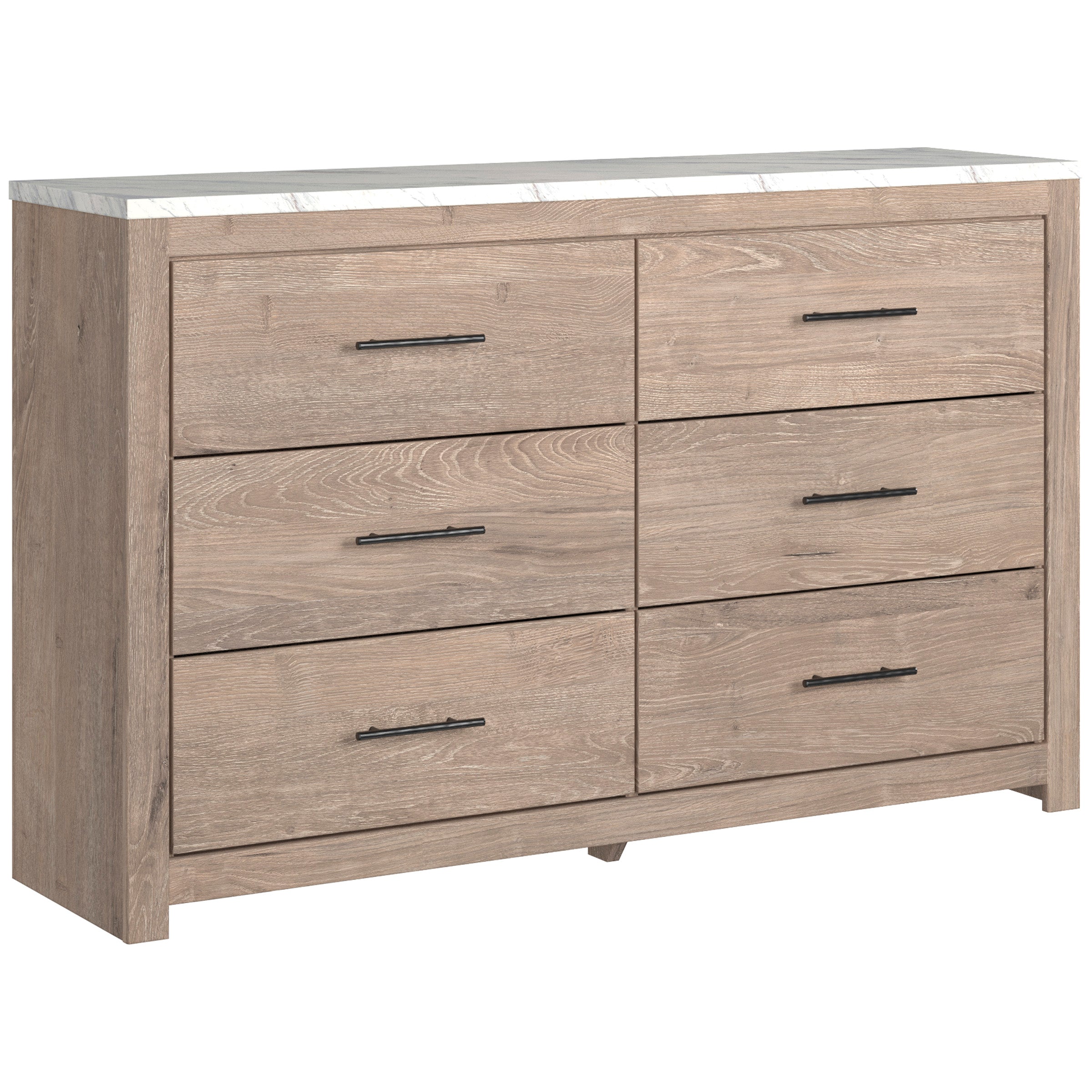 Senniberg Light Brown/White Lighted Panel Bedroom Set - SET | B1191-56 | B1191-58 | B1191-99 | B1191-31 | B1191-36 | B1191-92 | B1191-44 - Bien Home Furniture & Electronics