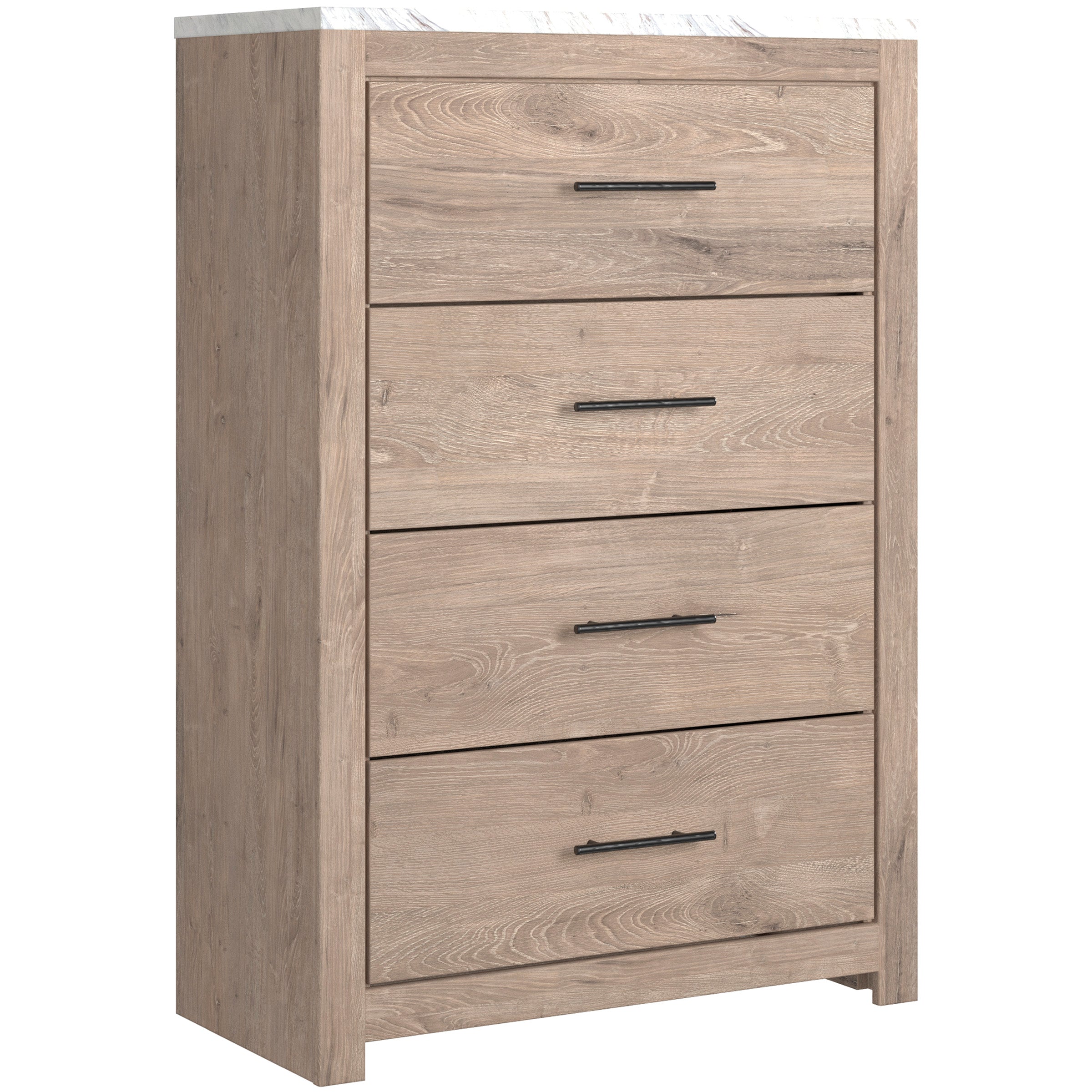 Senniberg Light Brown/White Lighted Panel Bedroom Set - SET | B1191-56 | B1191-58 | B1191-99 | B1191-31 | B1191-36 | B1191-92 | B1191-44 - Bien Home Furniture & Electronics