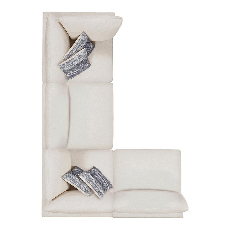 Serene 4-Piece Upholstered Modular Sectional Beige - 551321-SETA - Bien Home Furniture & Electronics