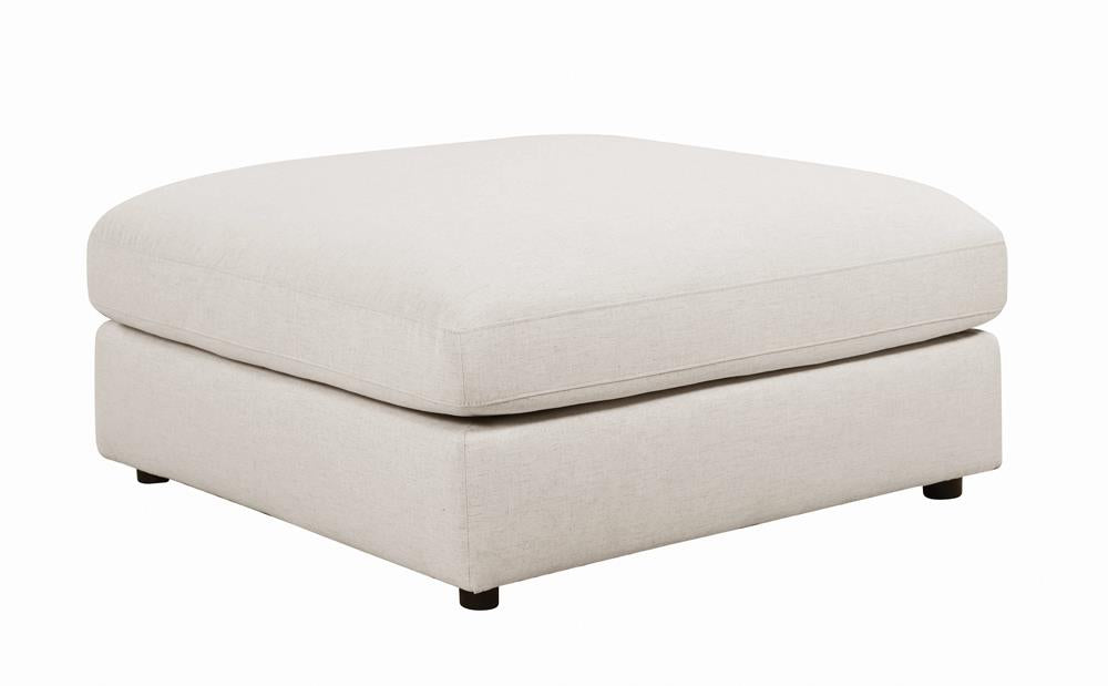 Serene Upholstered Rectangular Ottoman Beige - 551323 - Bien Home Furniture &amp; Electronics
