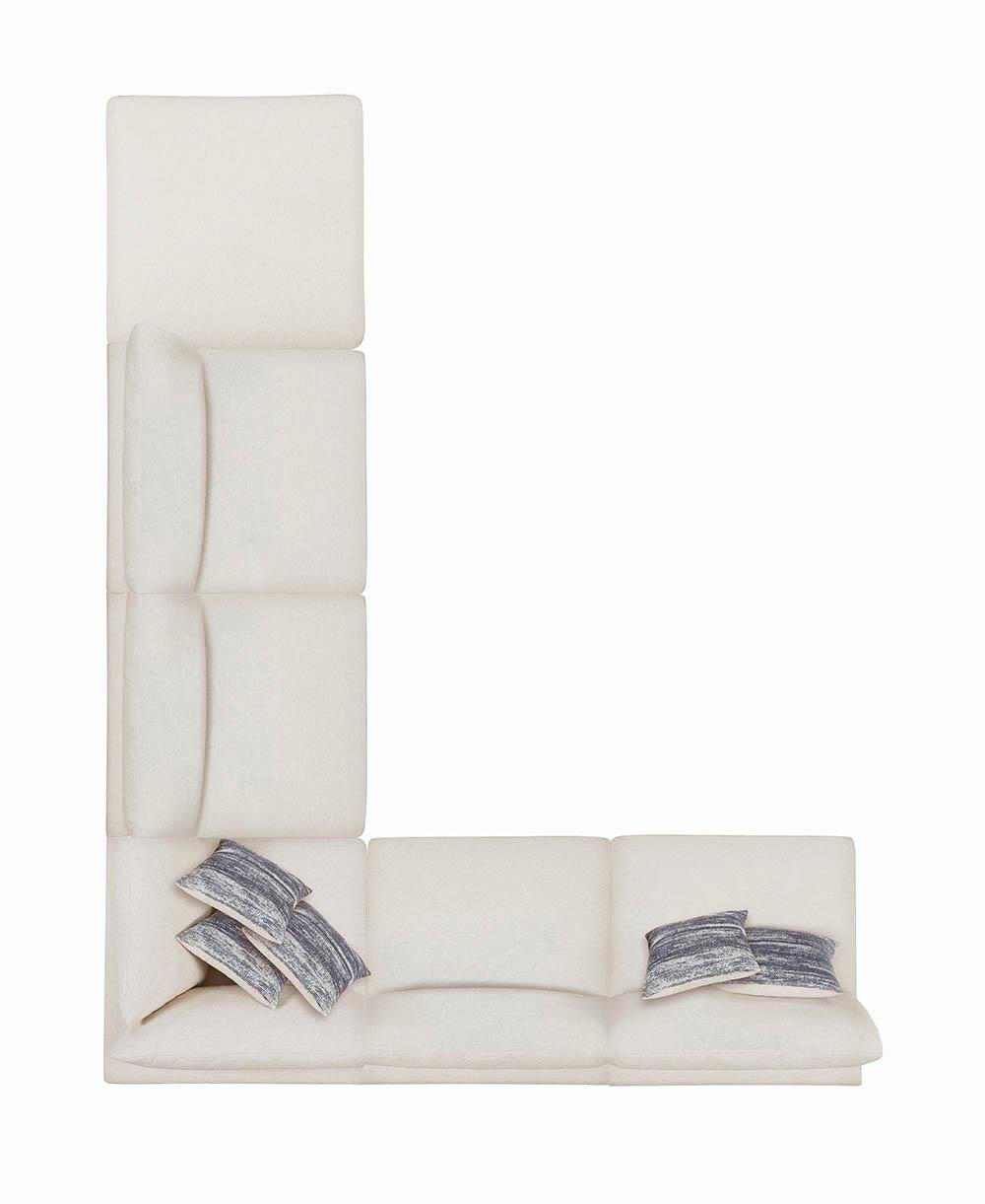 Serene Upholstered Rectangular Ottoman Beige - 551323 - Bien Home Furniture & Electronics