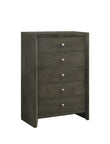 Serenity Mod Gray 5-Drawer Chest - 215845 - Bien Home Furniture & Electronics