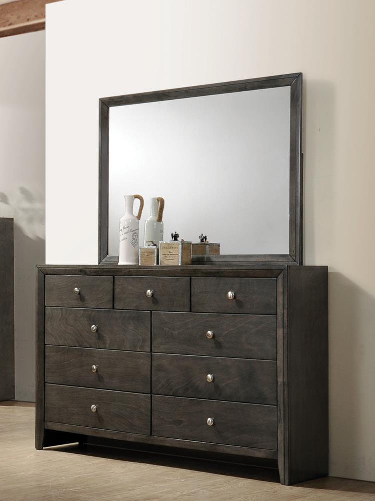 Serenity Mod Gray 9-Drawer Dresser - 215843 - Bien Home Furniture &amp; Electronics