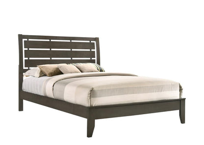 Serenity Queen Panel Bed Mod Gray - 215841Q - Bien Home Furniture &amp; Electronics