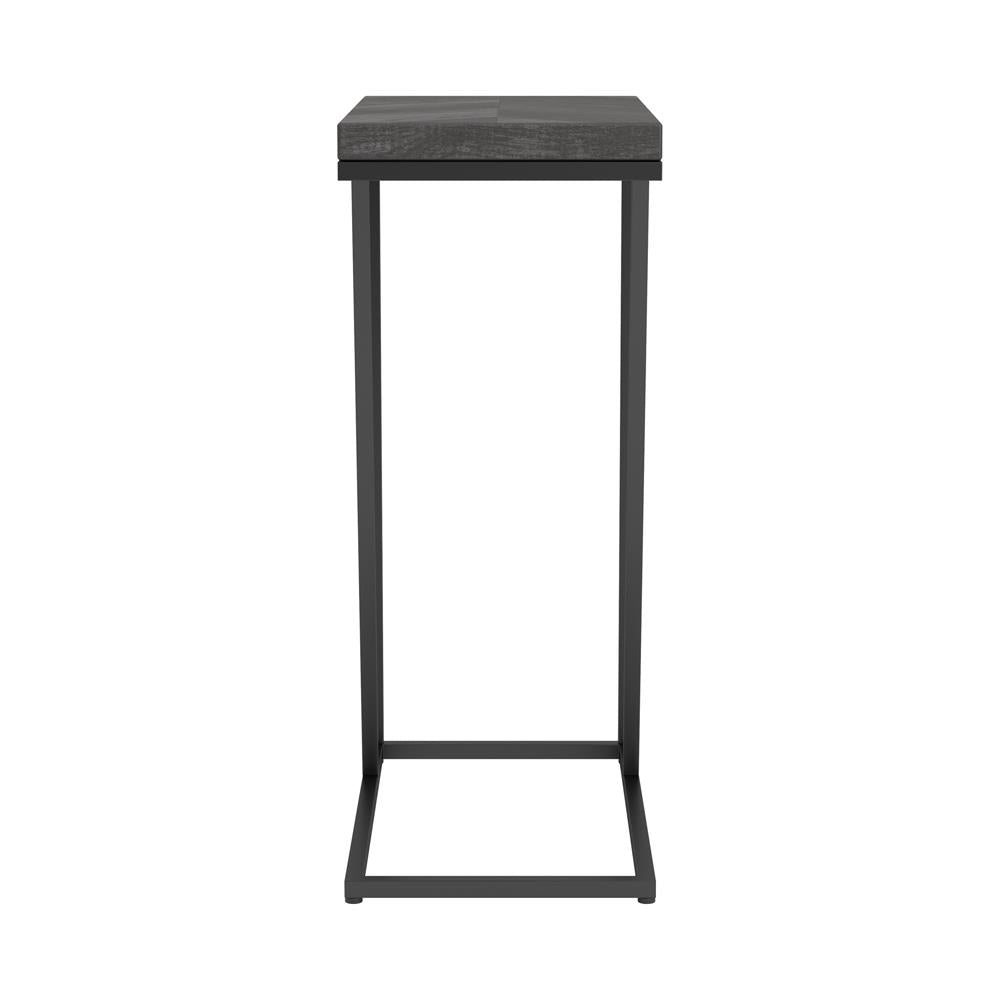 Sergio Rustic Gray Chevron Rectangular Accent Table - 931146 - Bien Home Furniture & Electronics