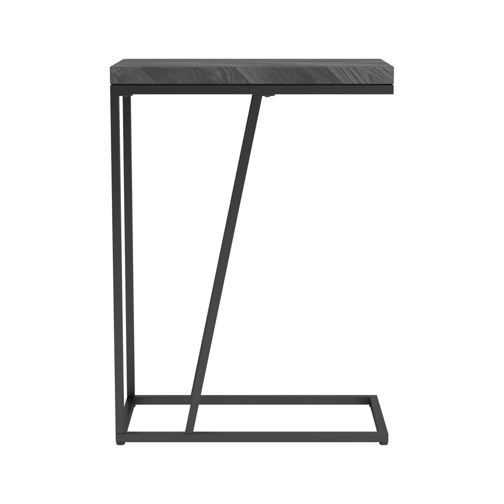 Sergio Rustic Gray Chevron Rectangular Accent Table - 931146 - Bien Home Furniture & Electronics