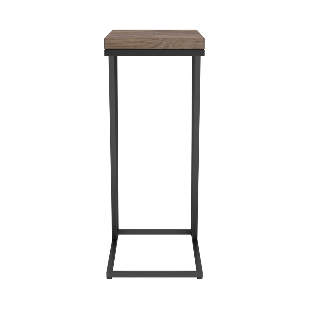 Sergio Tobacco Chevron Rectangular Accent Table - 931147 - Bien Home Furniture & Electronics