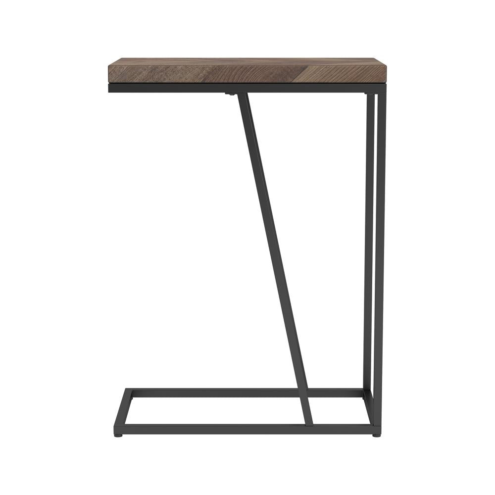 Sergio Tobacco Chevron Rectangular Accent Table - 931147 - Bien Home Furniture & Electronics