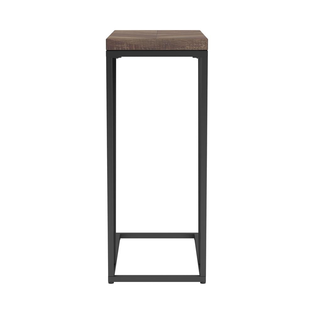 Sergio Tobacco Chevron Rectangular Accent Table - 931147 - Bien Home Furniture & Electronics