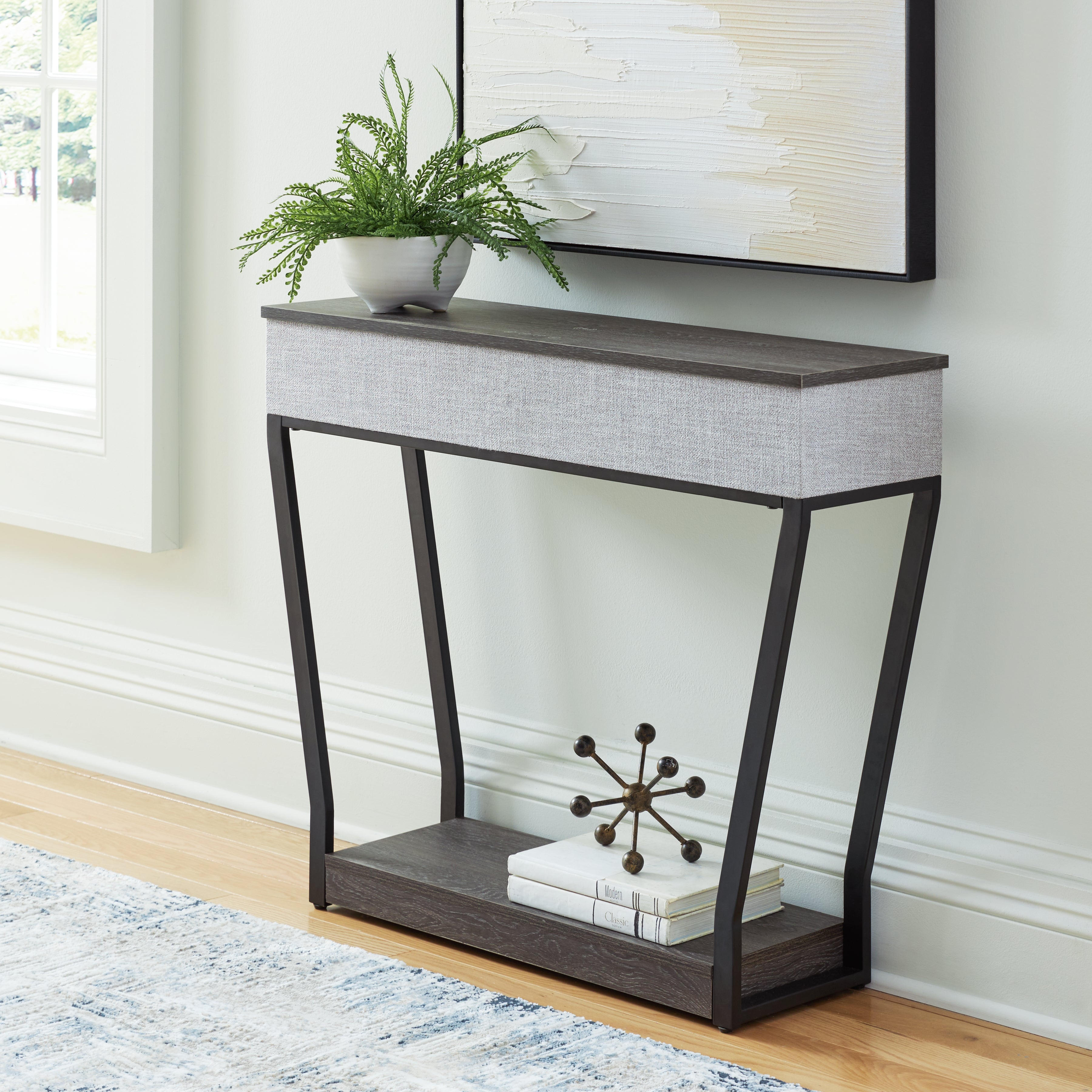 Sethlen Gray/Black Console Sofa Table - A4000640 - Bien Home Furniture & Electronics