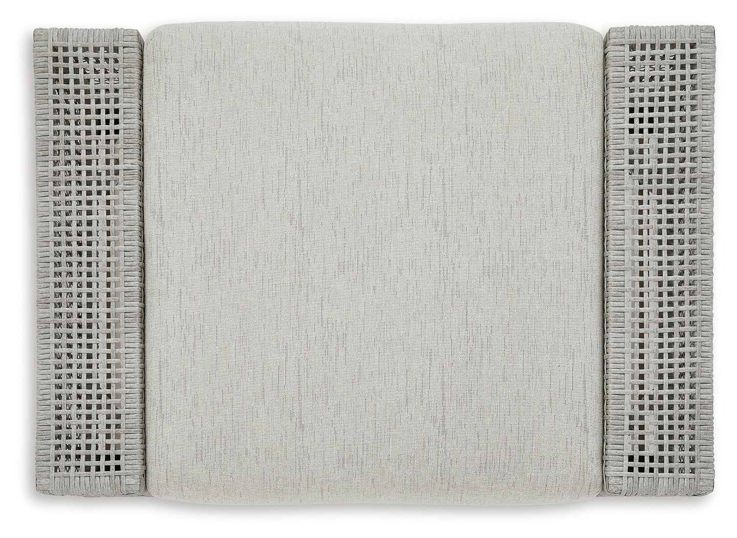 Seton Creek Gray Outdoor Ottoman with Cushion - P798-814 - Bien Home Furniture & Electronics
