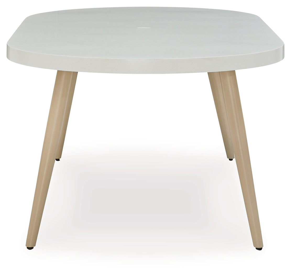 Seton Creek White Outdoor Dining Table - P798-625 - Bien Home Furniture & Electronics