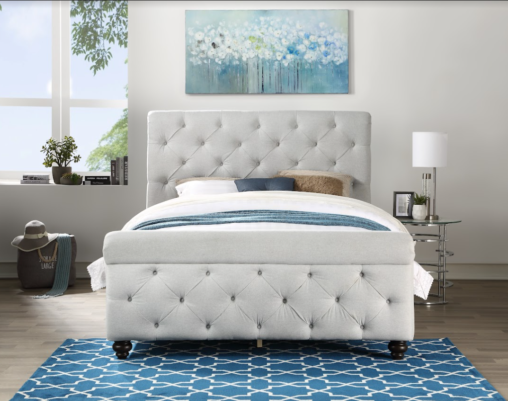 SH290KGRY* LIGHT Gray FAB EK BED - SH290KGRY* - Bien Home Furniture & Electronics