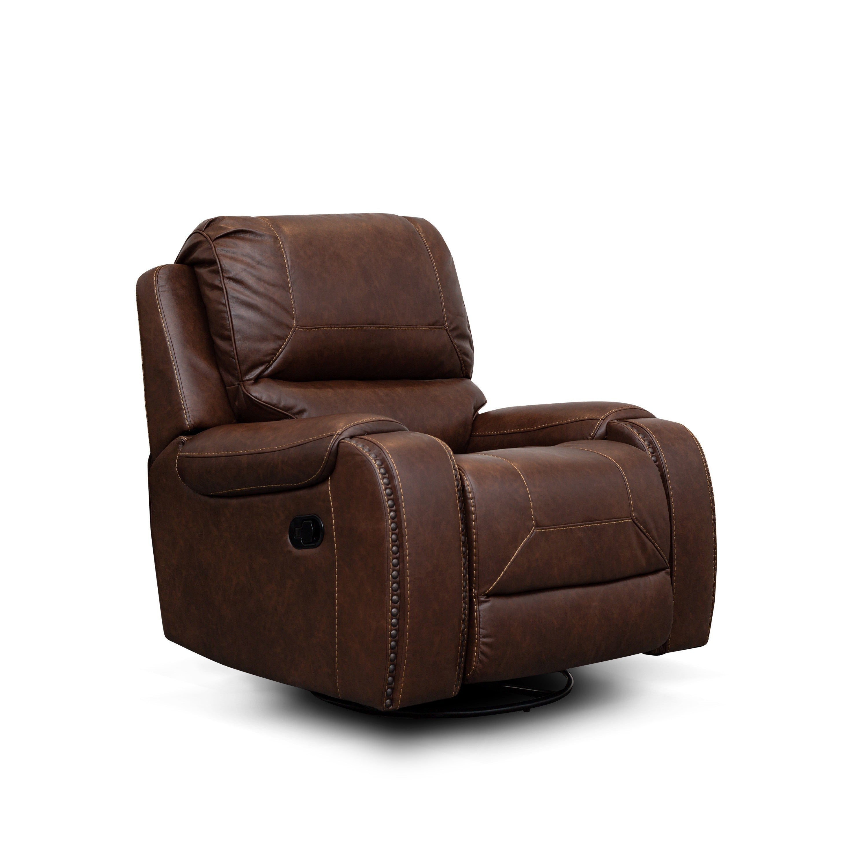 SH3215BRW-1 SWIVEL GLIDER RECLINING CHAIR - SH3215BRW-1 - Bien Home Furniture & Electronics