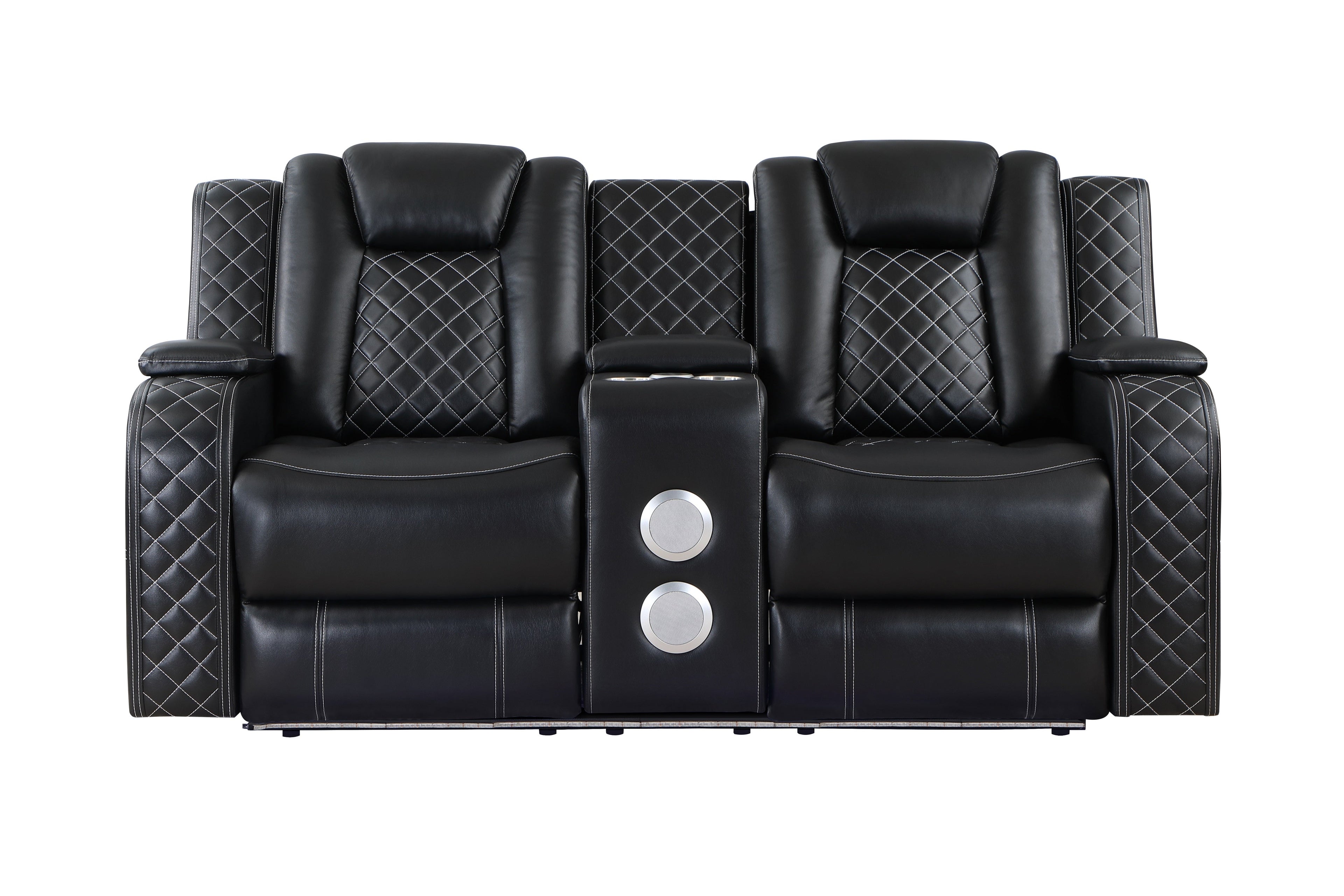 SH8895BLK*2 2 PC SET: SOFA, LOVE - SH8895BLK*2 - Bien Home Furniture & Electronics