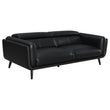 Shania Track Arms Sofa with Tapered Legs Black - 509921 - Bien Home Furniture & Electronics
