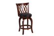 Shapel Dark Cherry Swivel Counter Height Chair - 1133-24S - Bien Home Furniture & Electronics