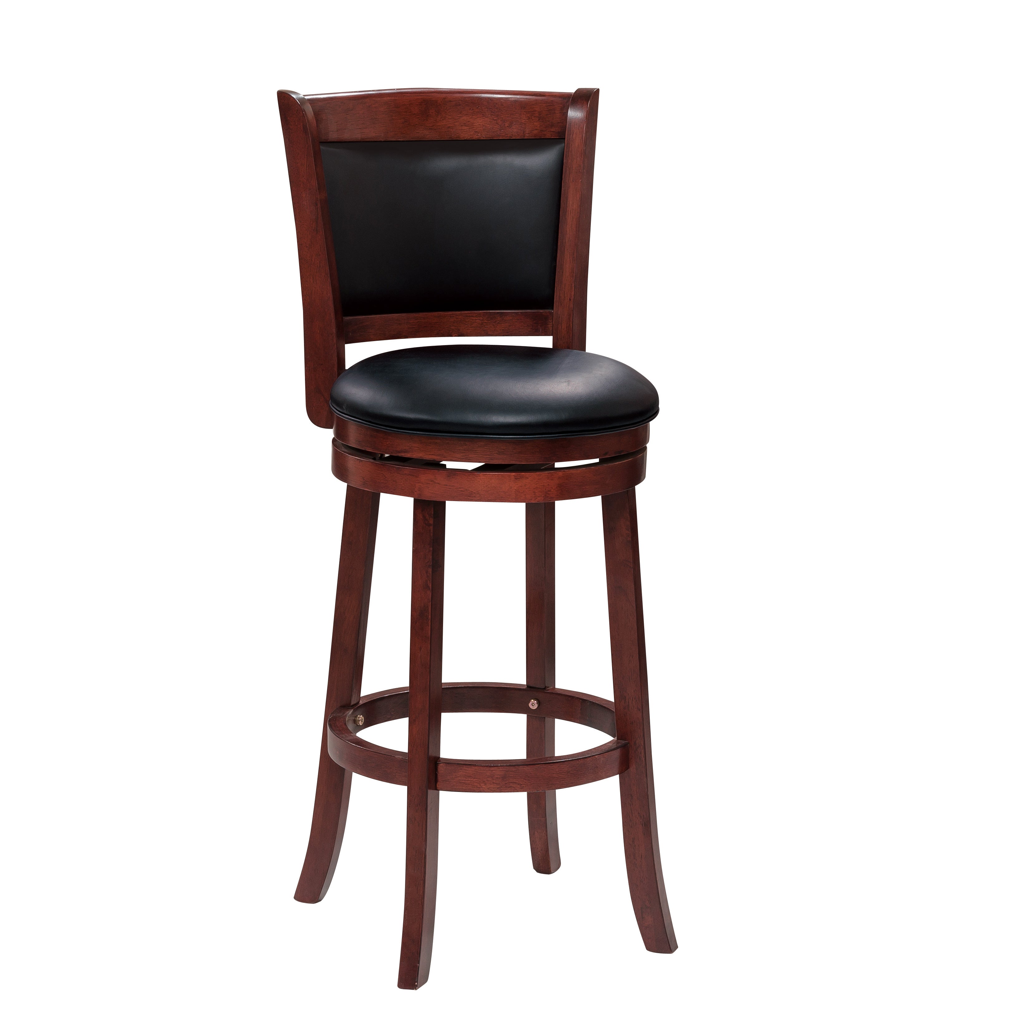Shapel Dark Cherry Swivel Pub Height Chair - 1131-29S - Bien Home Furniture & Electronics