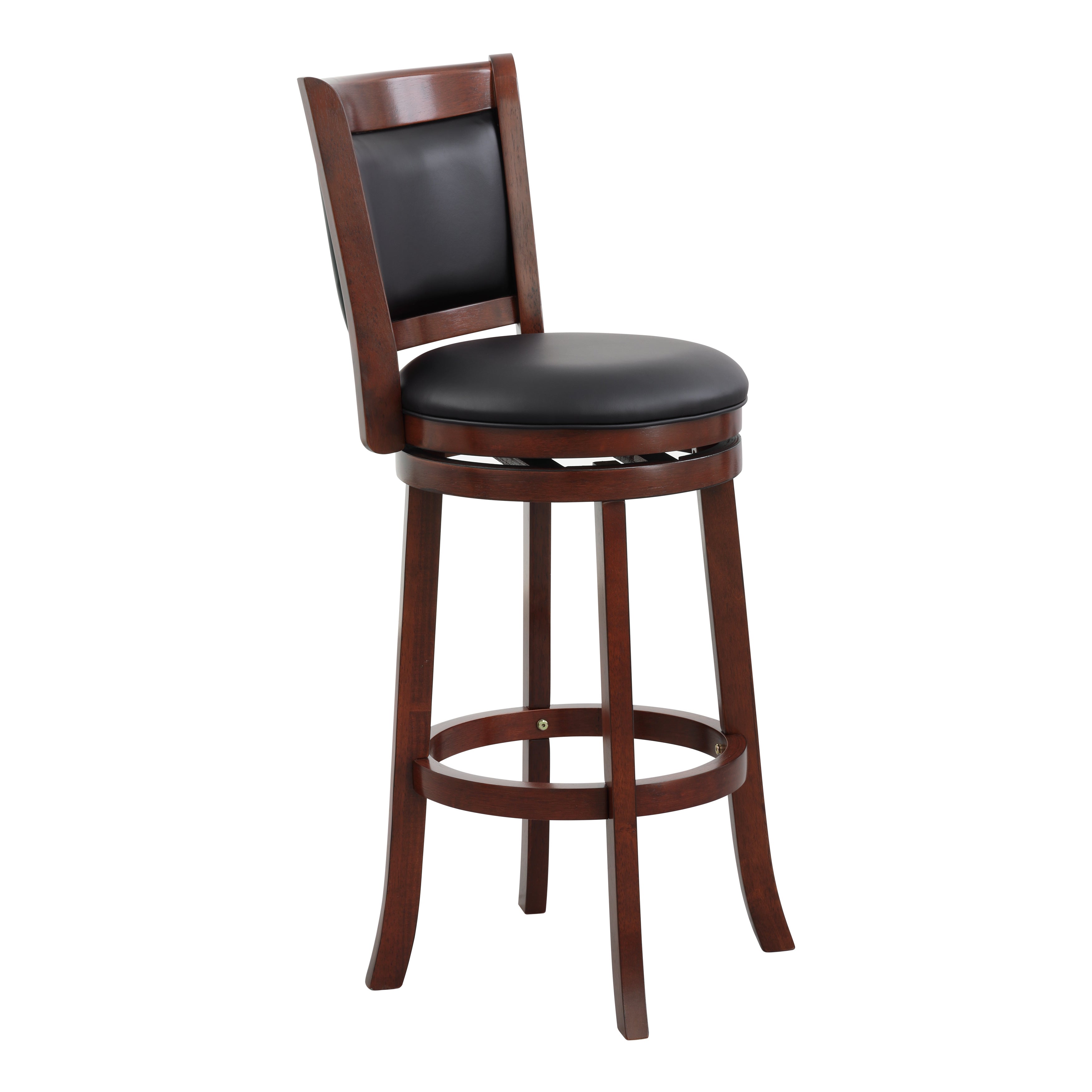 Shapel Dark Cherry Swivel Pub Height Chair - 1131-29S - Bien Home Furniture & Electronics