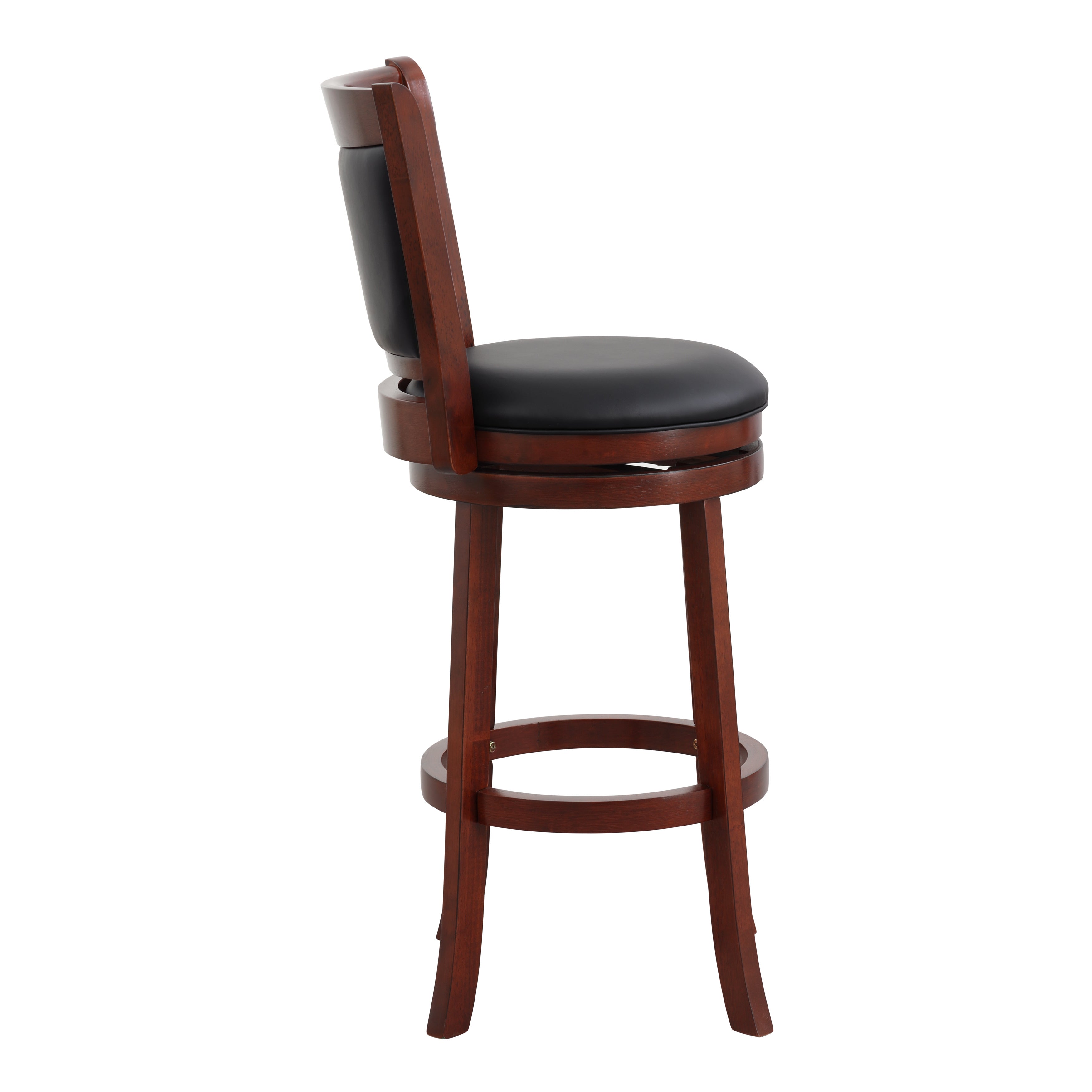 Shapel Dark Cherry Swivel Pub Height Chair - 1131-29S - Bien Home Furniture & Electronics